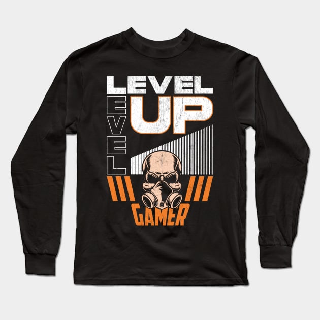 Level Up Gamer Long Sleeve T-Shirt by Snapdragon